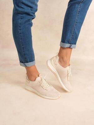 Vrouwen sneaker van gerecycled textiel tbs confort