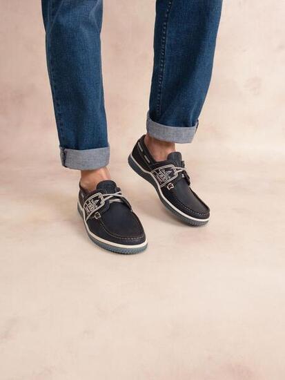 Chaussures bateau Homme - GLOBEK Marine / Chambray