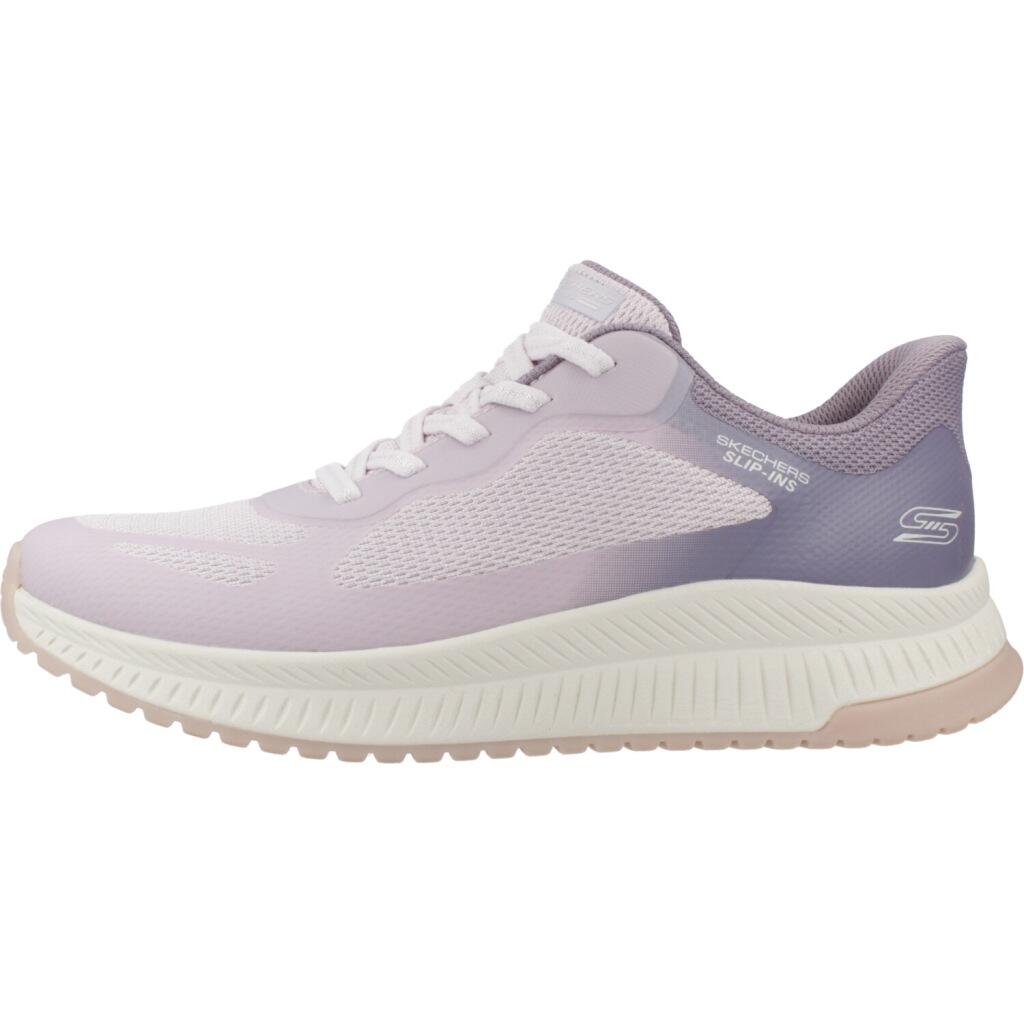 Zapatillas Mulher Skechers Bobs Squad 4 - Staple Look Roxo 2/5