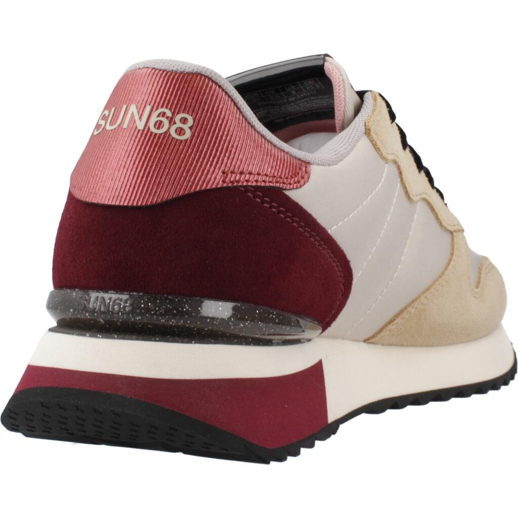 Zapatillas SUN68  Stargirl Glitter Logo Beige  Mujer 3/5