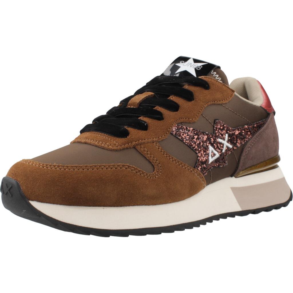Buty SUN68 STARGIRL GLITTER LOGO Brązowy