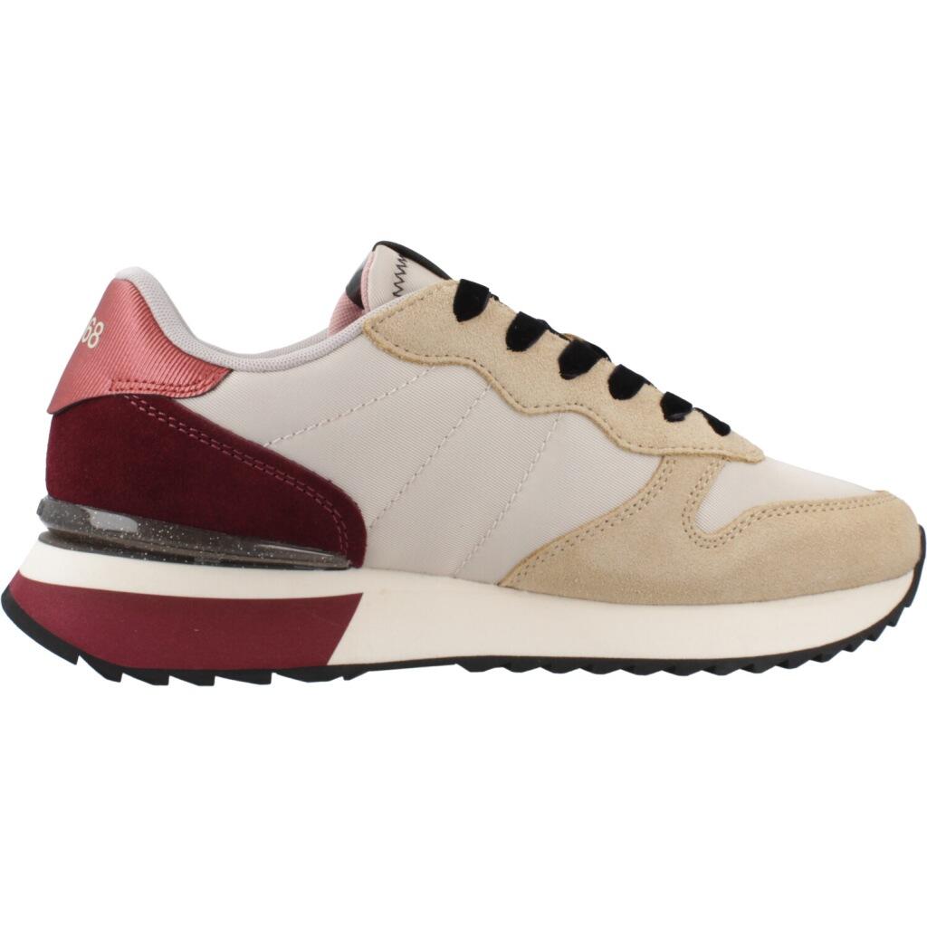 Zapatillas SUN68  Stargirl Glitter Logo Beige  Mujer 4/5