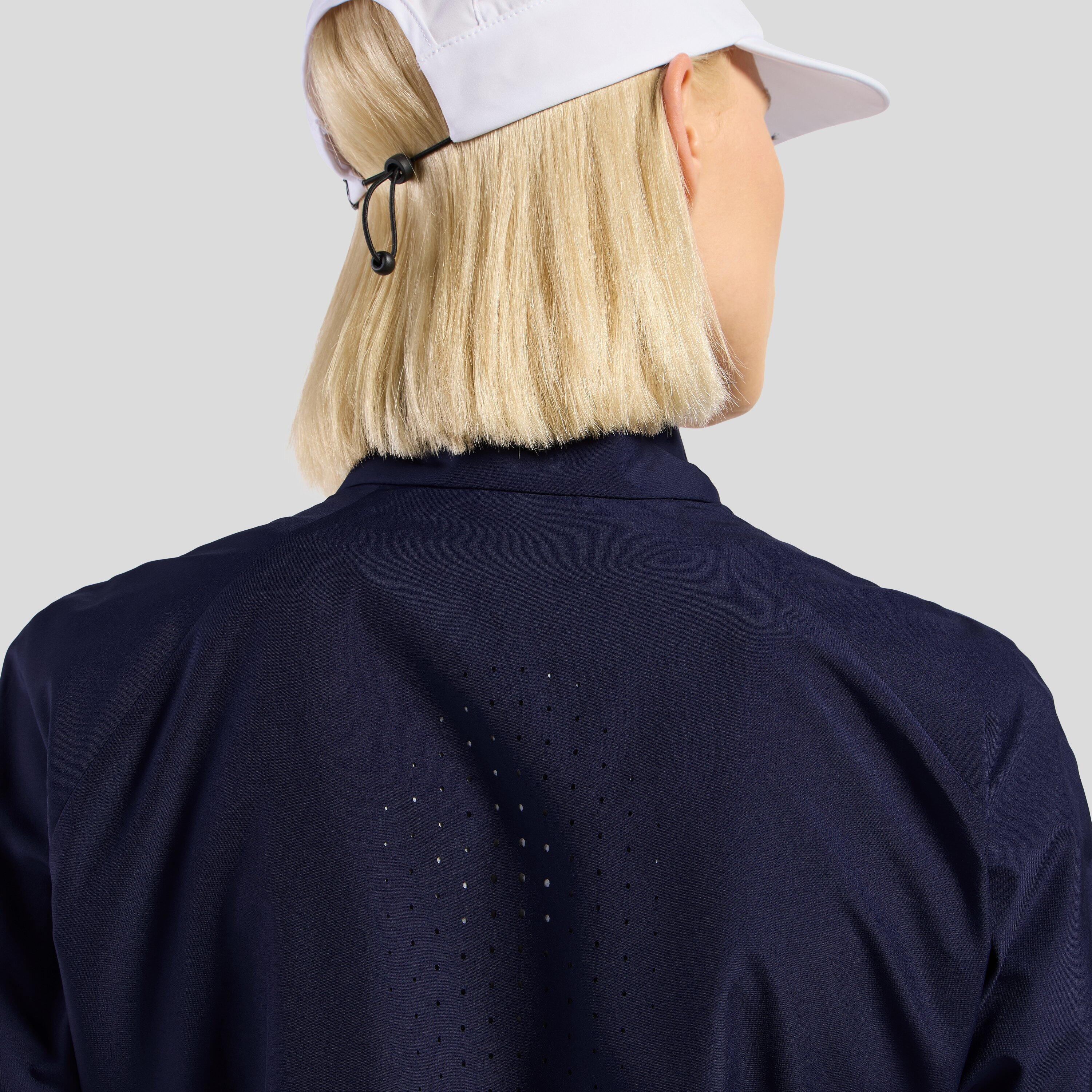 Veste Running Odlo Essentials Light Bleu Foncé Femme 5/7