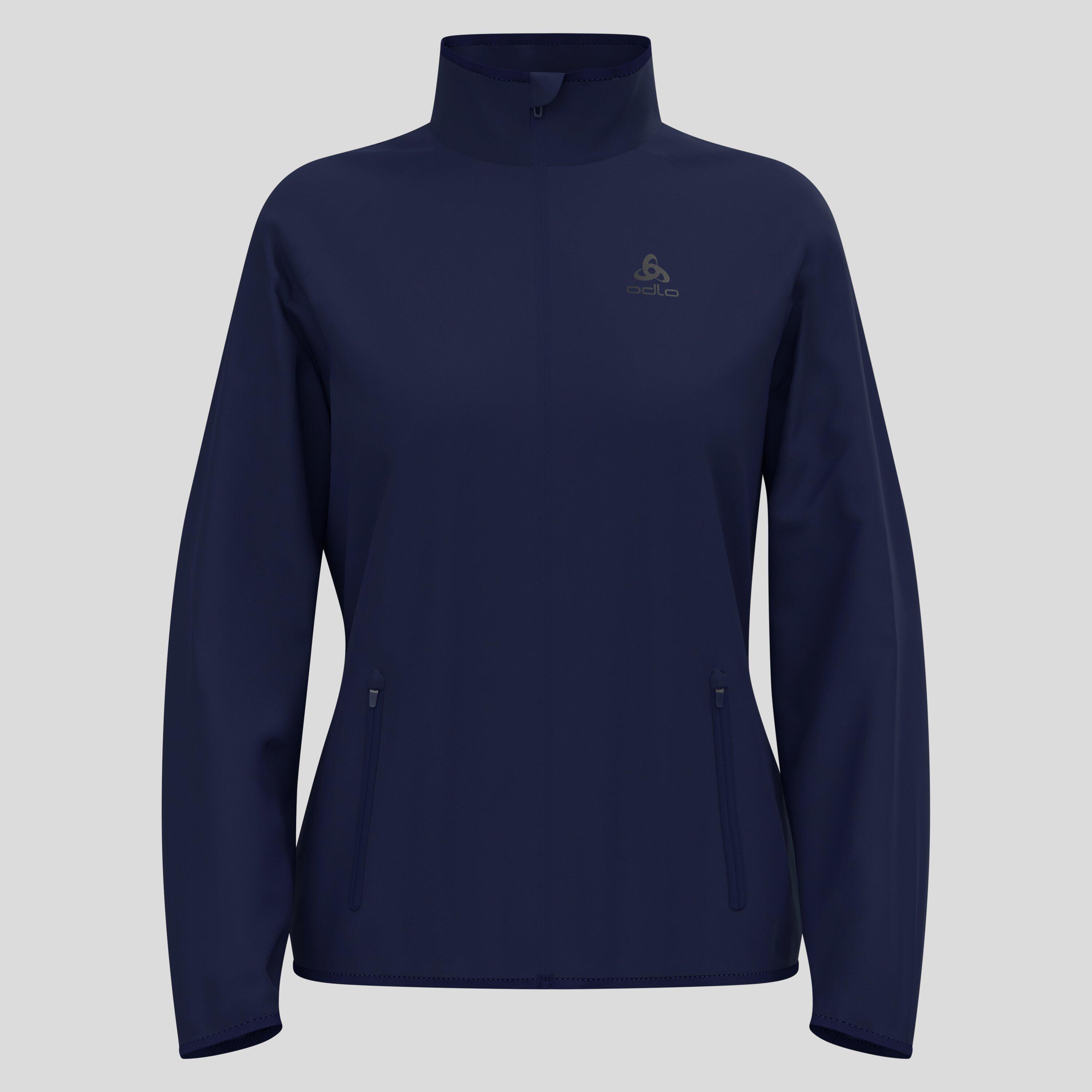 Veste Running Odlo Essentials Light Bleu Foncé Femme 7/7