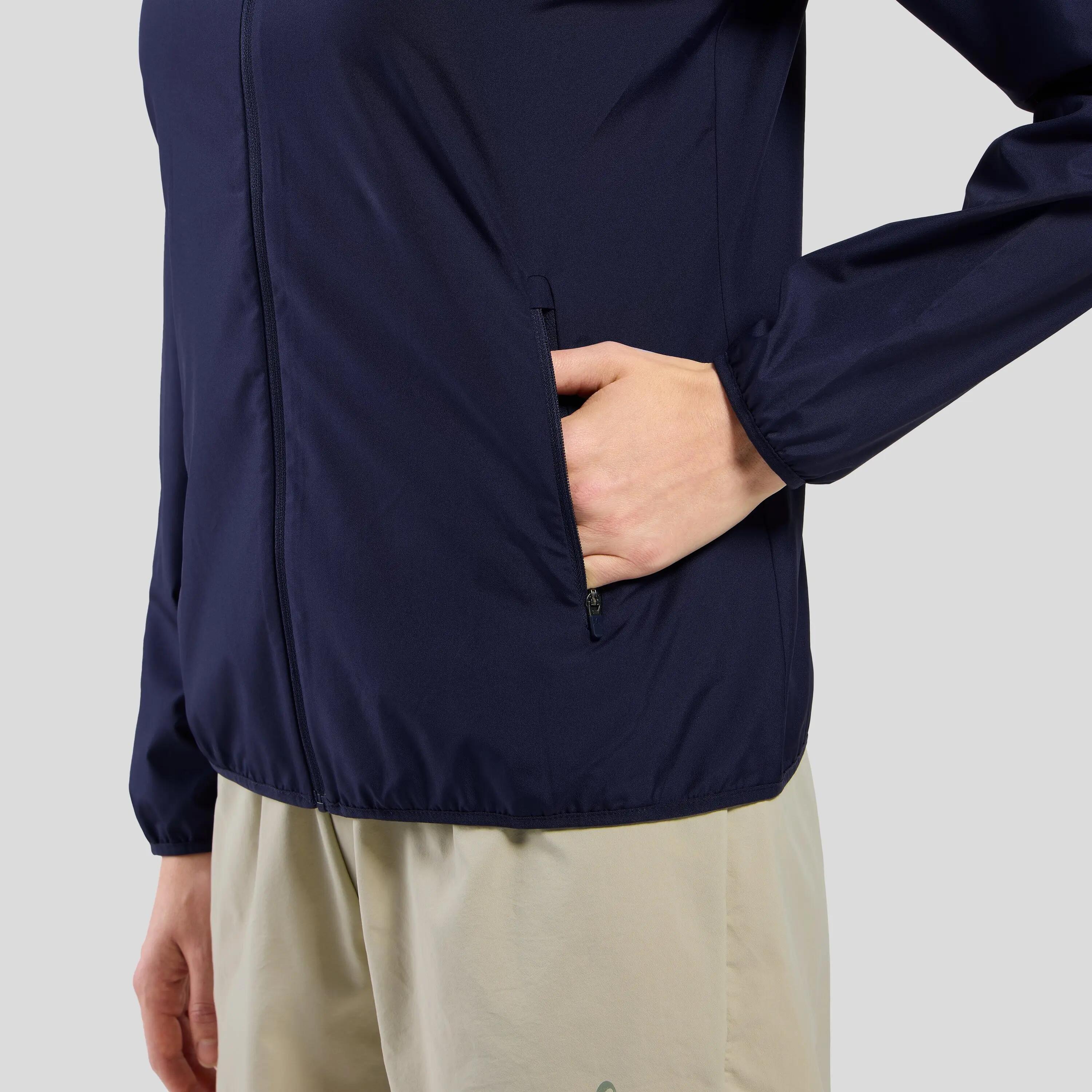Veste Running Odlo Essentials Light Bleu Foncé Femme 4/8