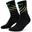 Sosete compresie medii alergare CEP Core Run Edition Claws - negru/verde
