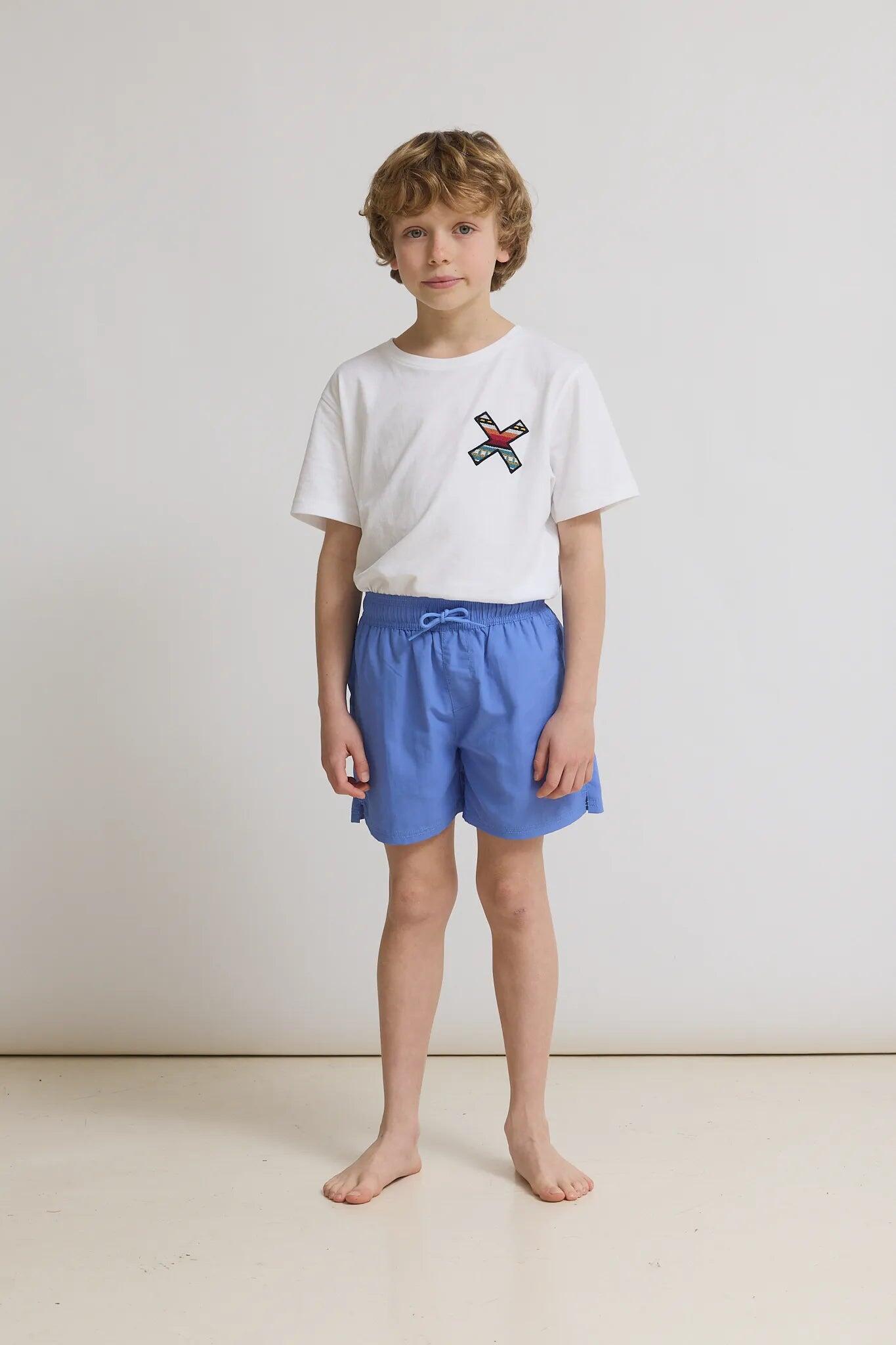 Bañador Kids Blue Banana Jay Blue de Poliamida 100% 3/4