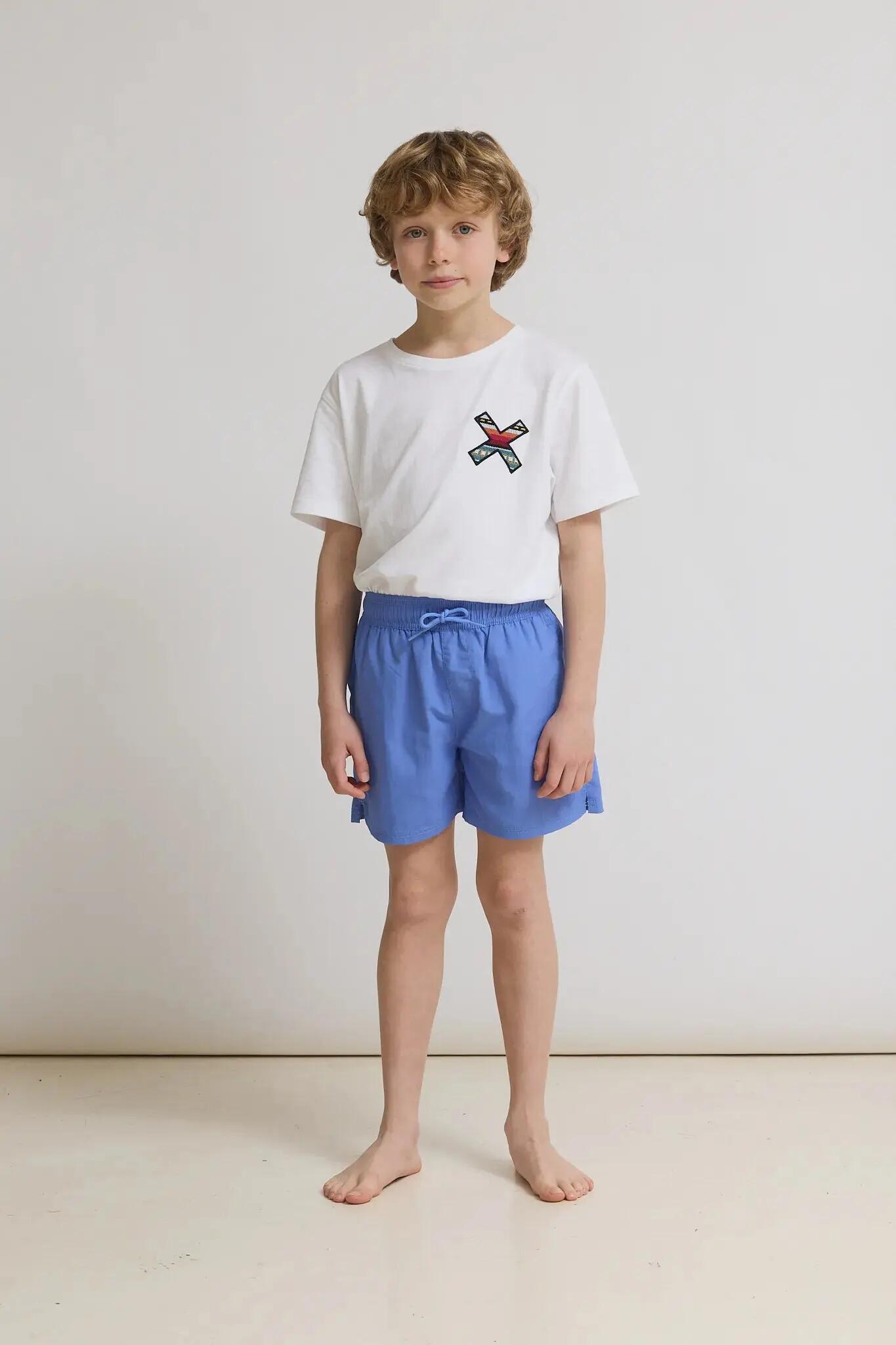 Bañador Kids Blue Banana Jay Blue de Poliamida 100% 3/4