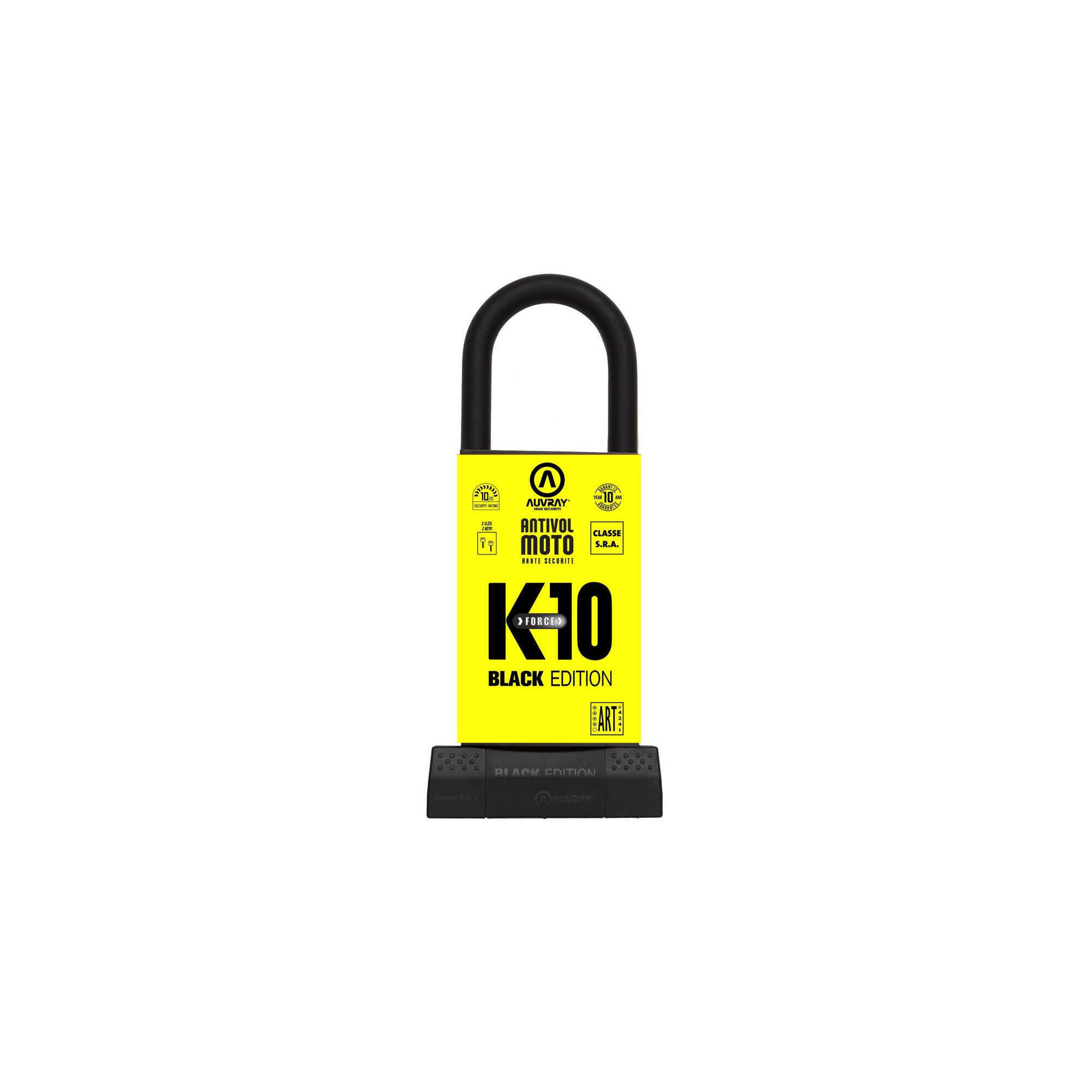Zapięcie  U-LOCK BLACK EDITION - 85X310 (klasa S.R.A.) AUVRAY