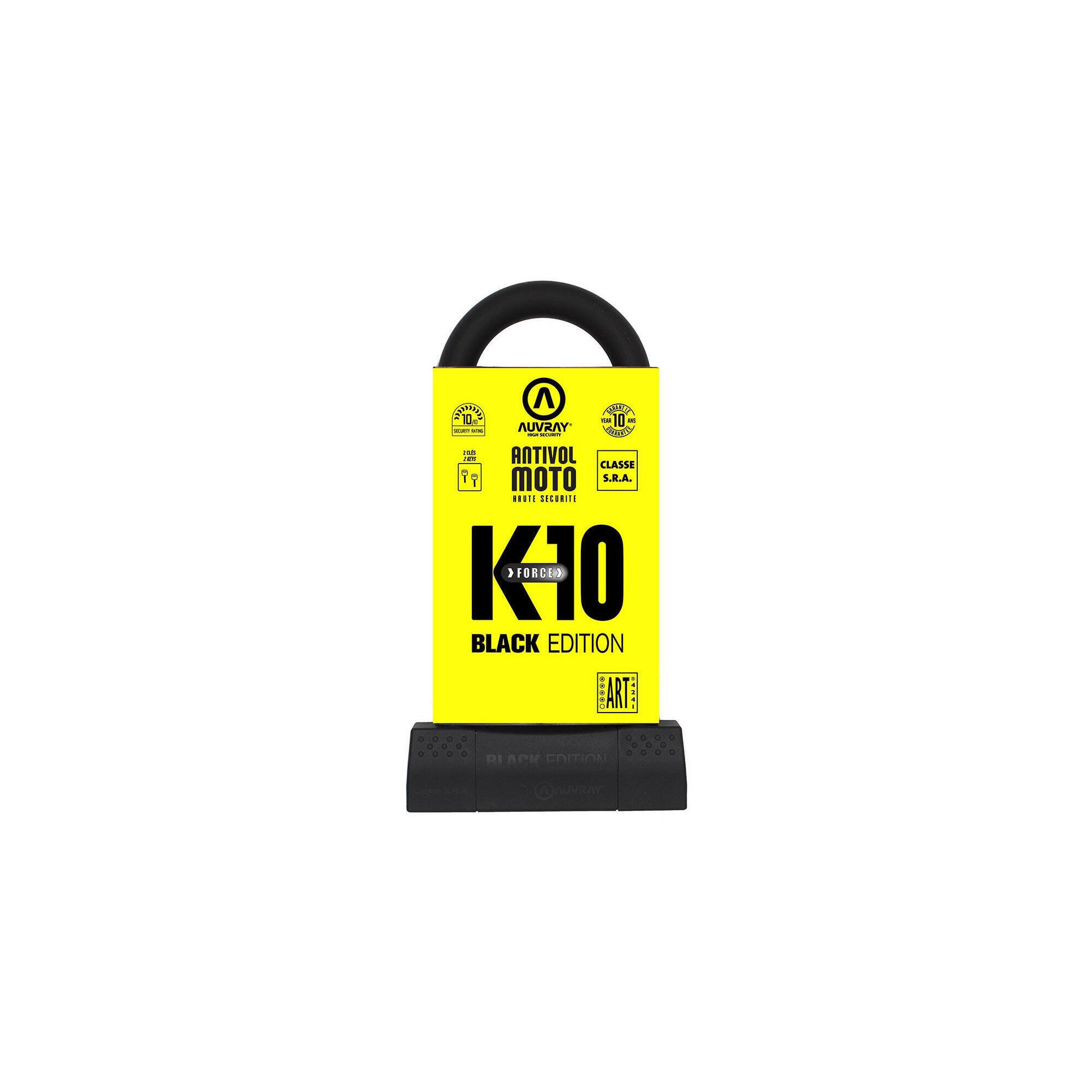 Zapięcie U-LOCK BLACK EDITION - 85X230 (klasa S.R.A.) AUVRAY
