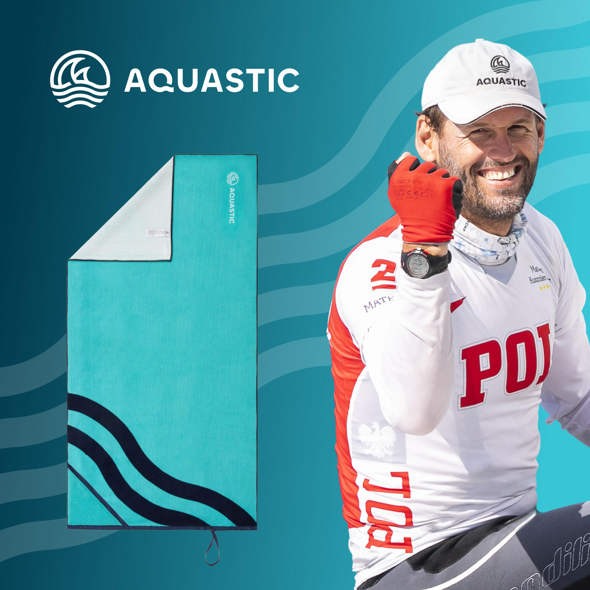 Toalla ondulada AQUASTIC 2/7