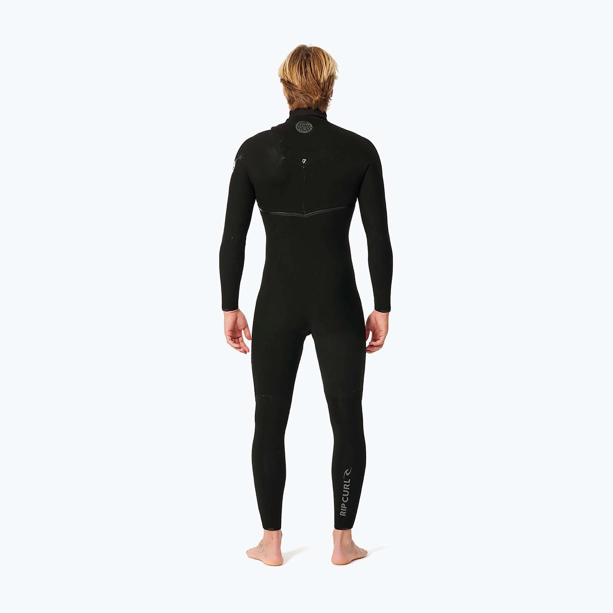 Pianka do pływania męska Rip Curl Dawn Patrol 4/3 mm Chest Zip black 2/5