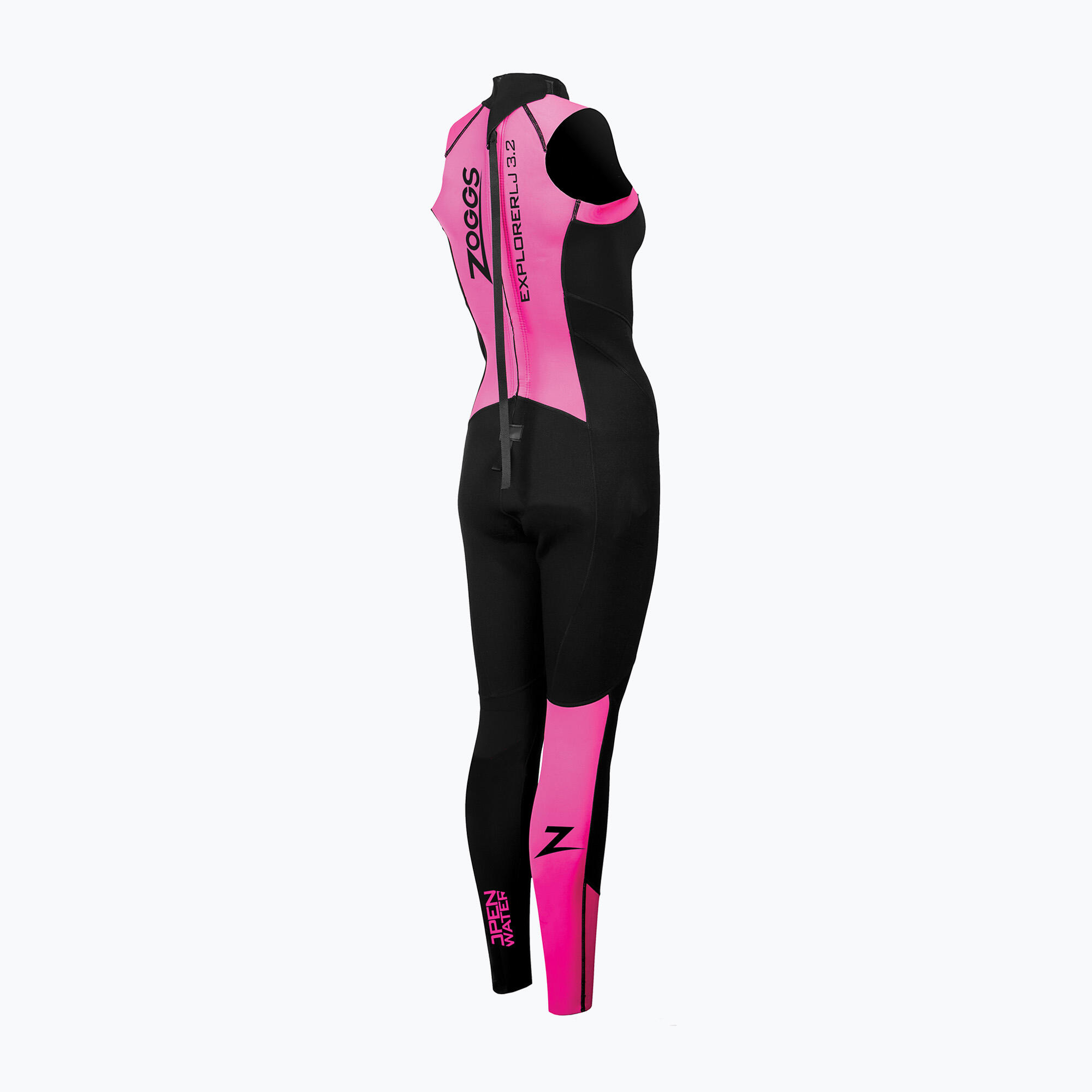 Pianka do pływania damska Zoggs OW Explorer LJ 3.2.2 mm black/pink 2/3
