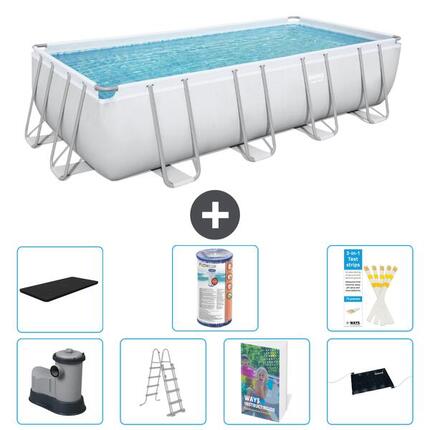 BESTWAY Piscina Bestway Power Steel Rectangular - 549x274x122 cm - S619