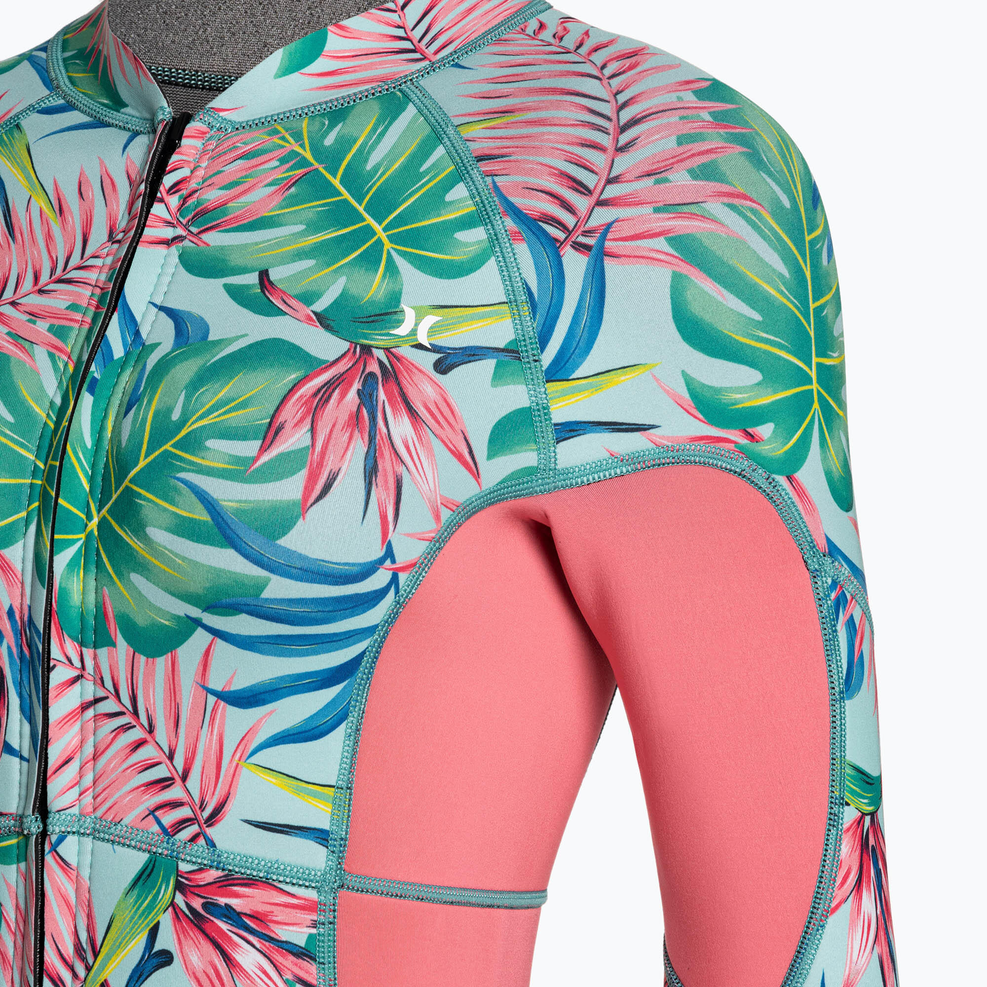 Pianka do pływania damska Hurley Advant 2 mm Springsuit java tropical 3/6