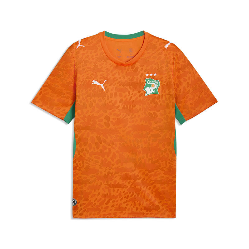 Tricou fotbal bărbați mânecă scurtă Logo Echipă 2026 Heimtrikot, portocaliu PUMA