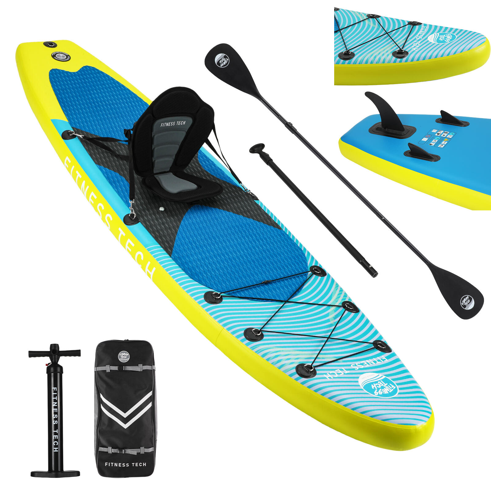 Stand up Paddle Surf Gonflable Mallorca 10'6" 320X81X15CM <160kg Accessoires 3/9