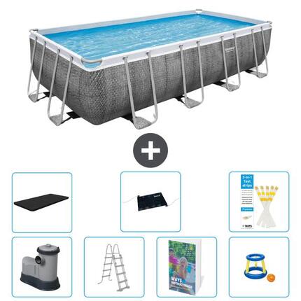 BESTWAY Piscina Bestway Power Steel Rectangular - 549x274x122 cm - S559