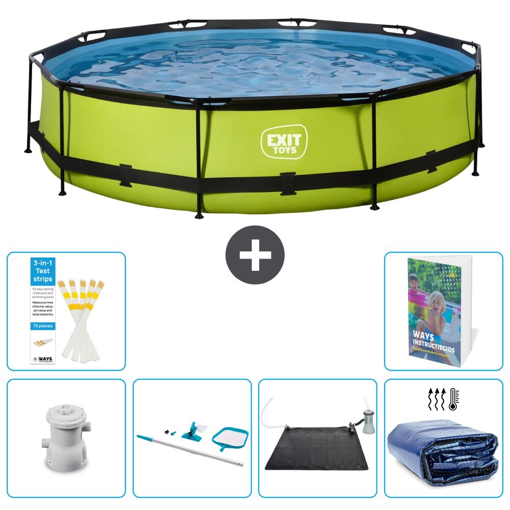 EXIT TOYS Piscina Exit Rotonda - 360x76 cm - 7-pezzi S235 1/7