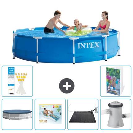 INTEX Piscina con estructura Redonda - 305x76 cm - 7-piezas S45