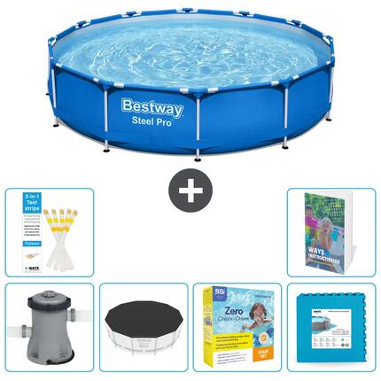 BESTWAY Piscina Bestway Steel Pro Redonda - 366x76 cm - 5-piezas S276