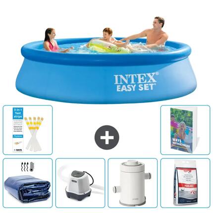 INTEX Basen Easy Set Okrągły - 305x76 cm - 7-częściowy S155