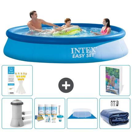 INTEX Basen Easy Set Okrągły - 366x76 cm - 7-częściowy S289