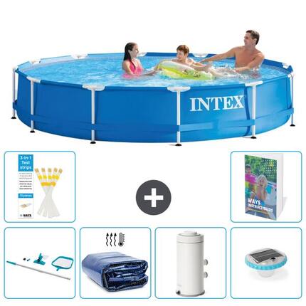 Piscine Tubulaire Ronde - 366x76 cm - 7-pièces S131
