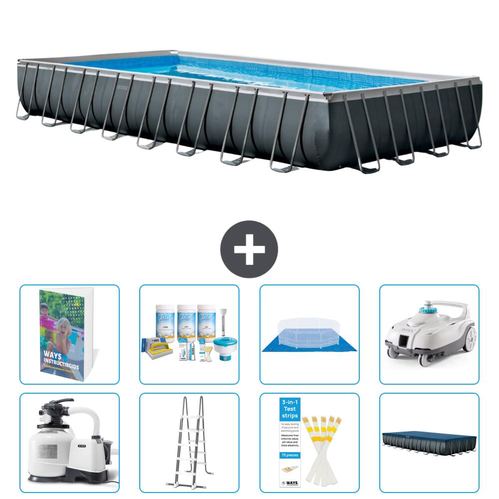 Ultra XTR Pool Rechteckig - 975x488x132 cm - 9-teilig  S658 1/7