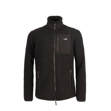 Veste polaire Sherpa pour femme noire