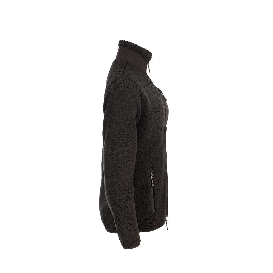 Veste polaire Sherpa pour femme noire 2/7