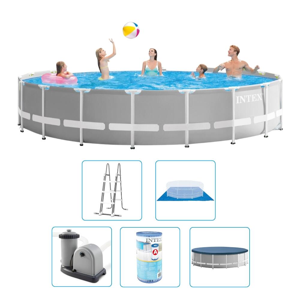 Intex Prism Frame 549x122cm Pool – 6-teilig 1/1