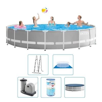 Intex prism frame 549x122cm zwembad – 6-delig