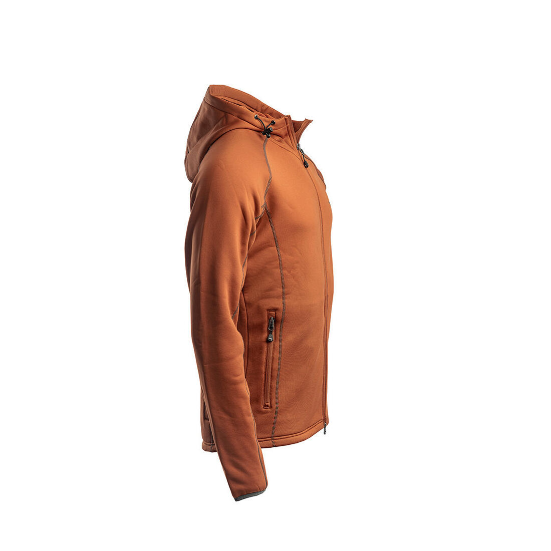 Power-Fleece für Herren in Burnt Orange 2/6