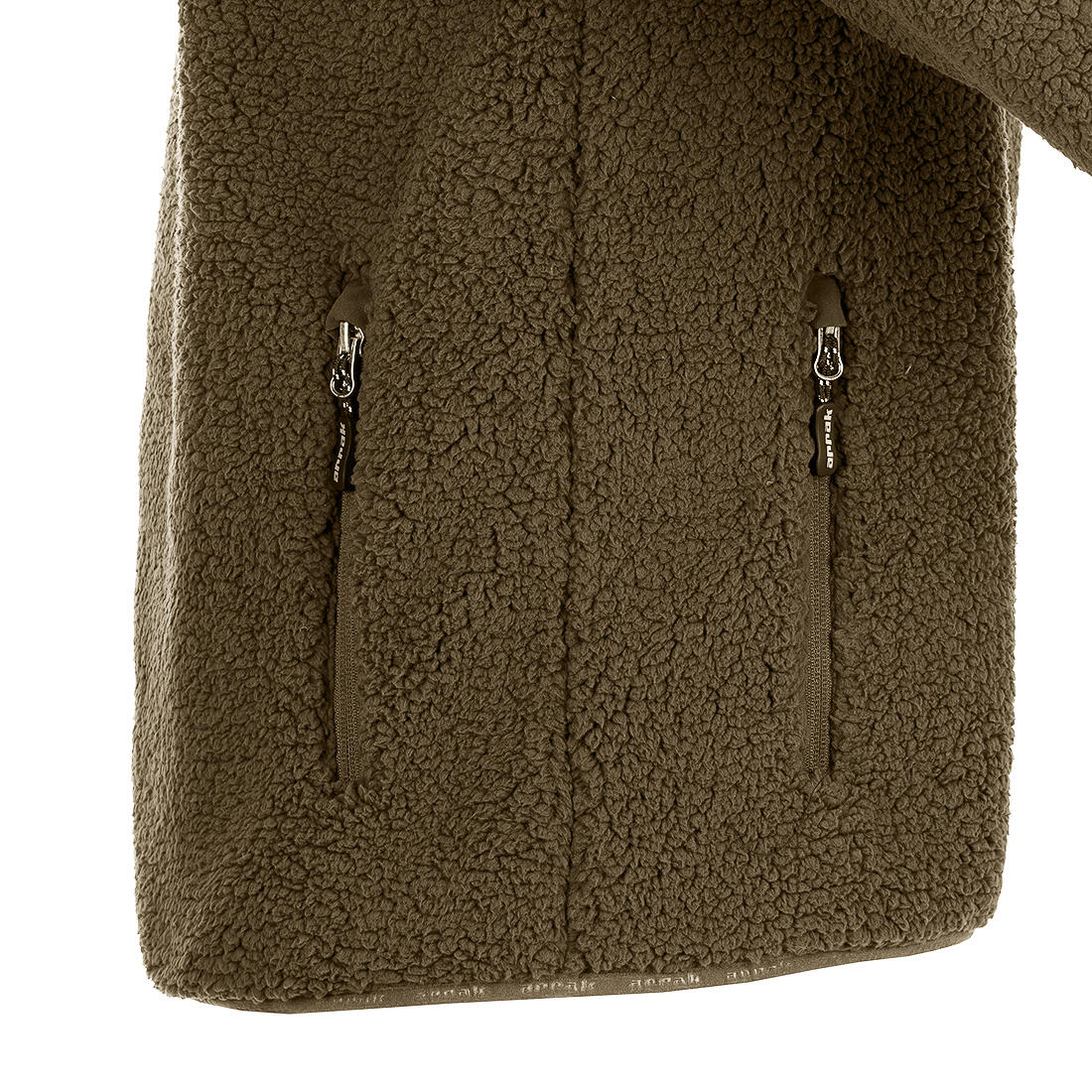 Sherpa Fleecejacke Damen Olivgrün 4/7