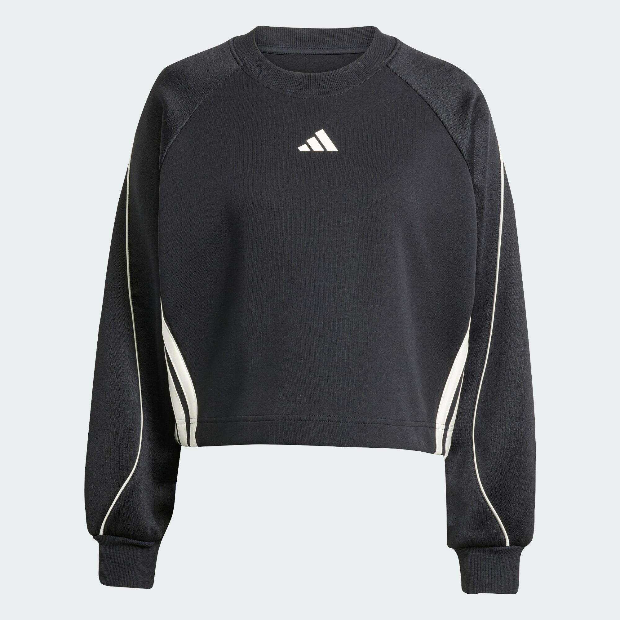 Stadium 3-Streifen Sweatshirt mit Rundhalsausschnitt 2/6