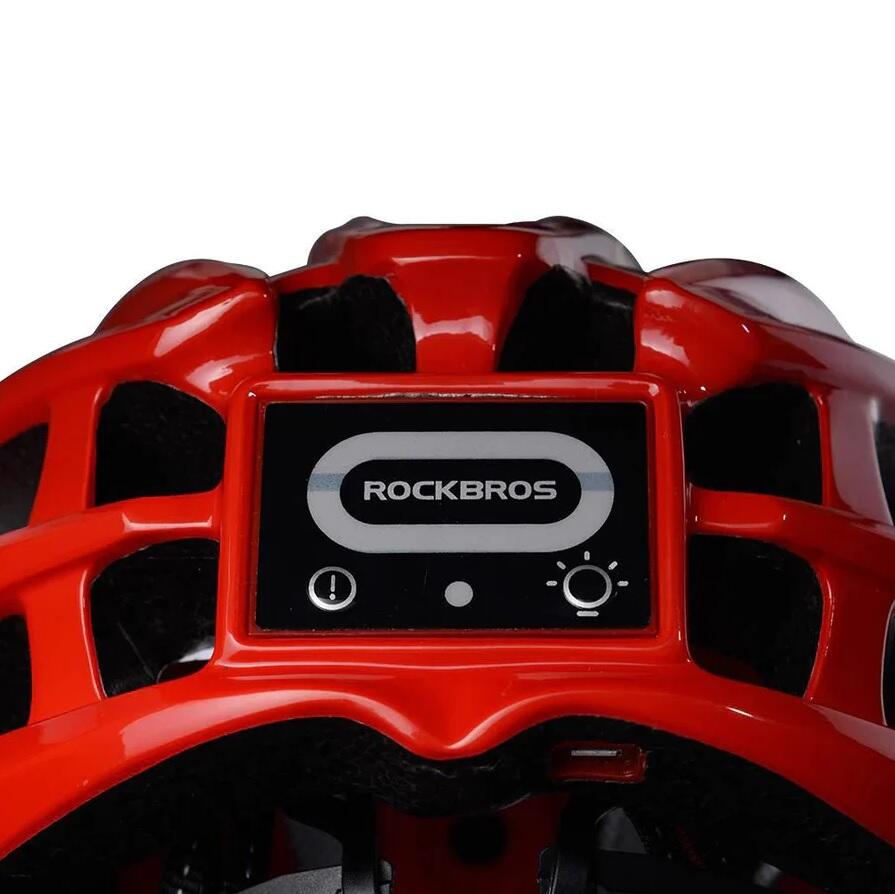 Kask rowerowy unisex Rockbros ZN1001-BK z oświetleniem (57-62cm)