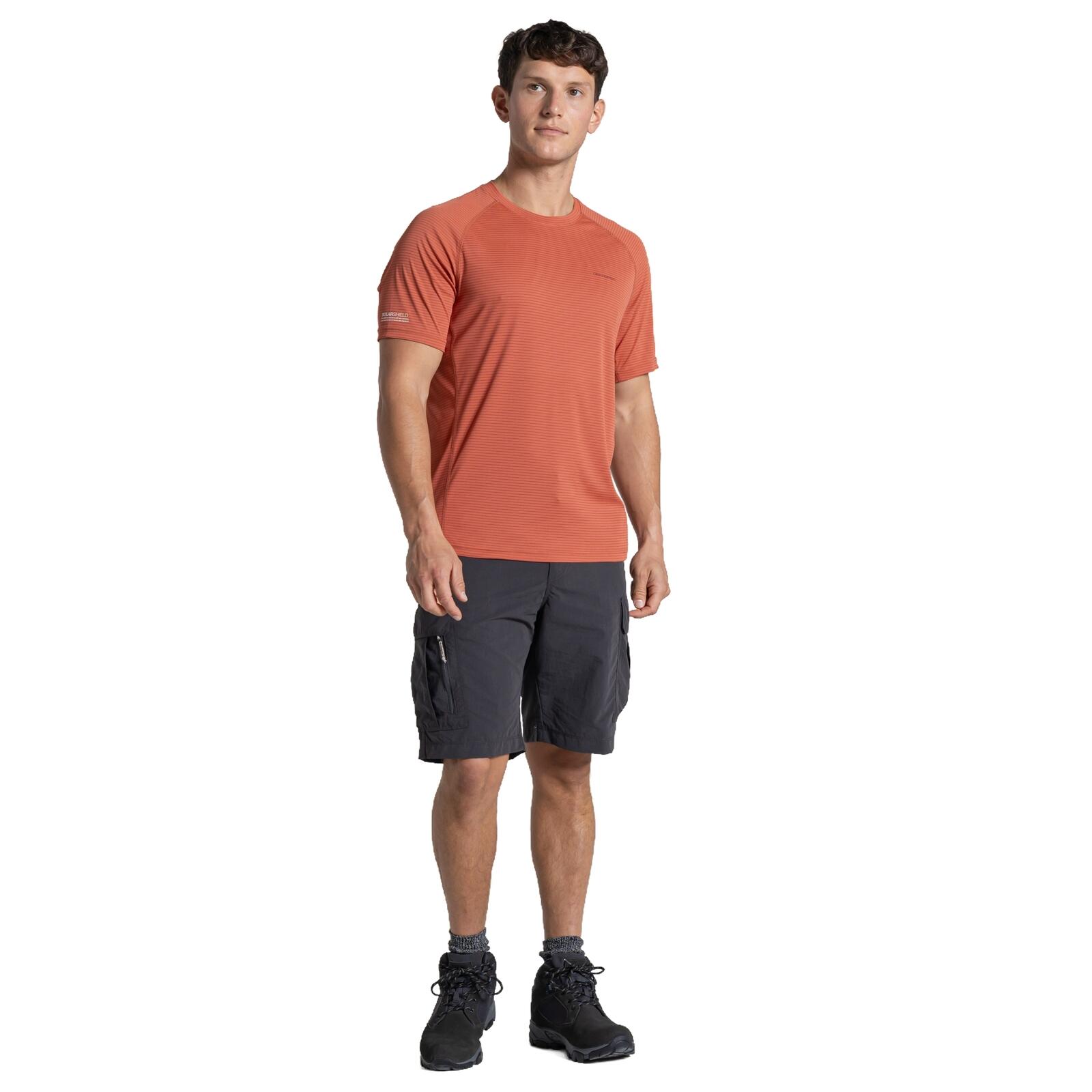 Craghoppers NosiLife SolarShield+ T-Shirt-Dark Sahara 3/4