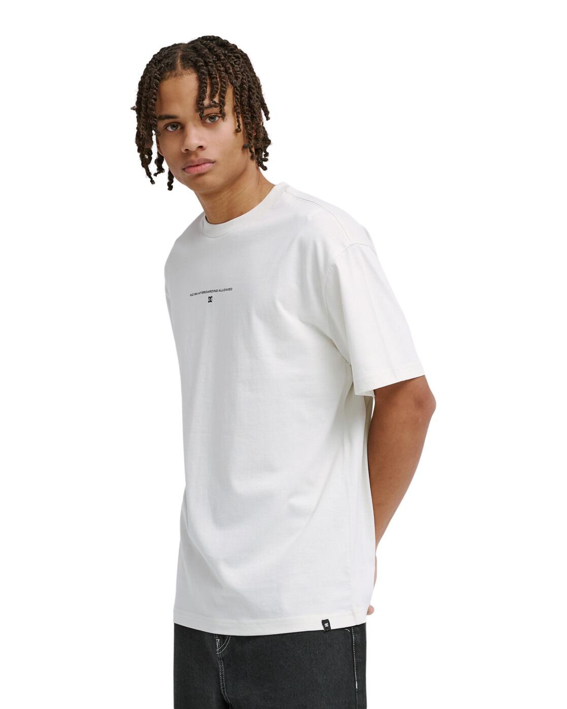 Camiseta de manga corta NO SKATEBOARD ALLOWED Blanco Hombre 4/4
