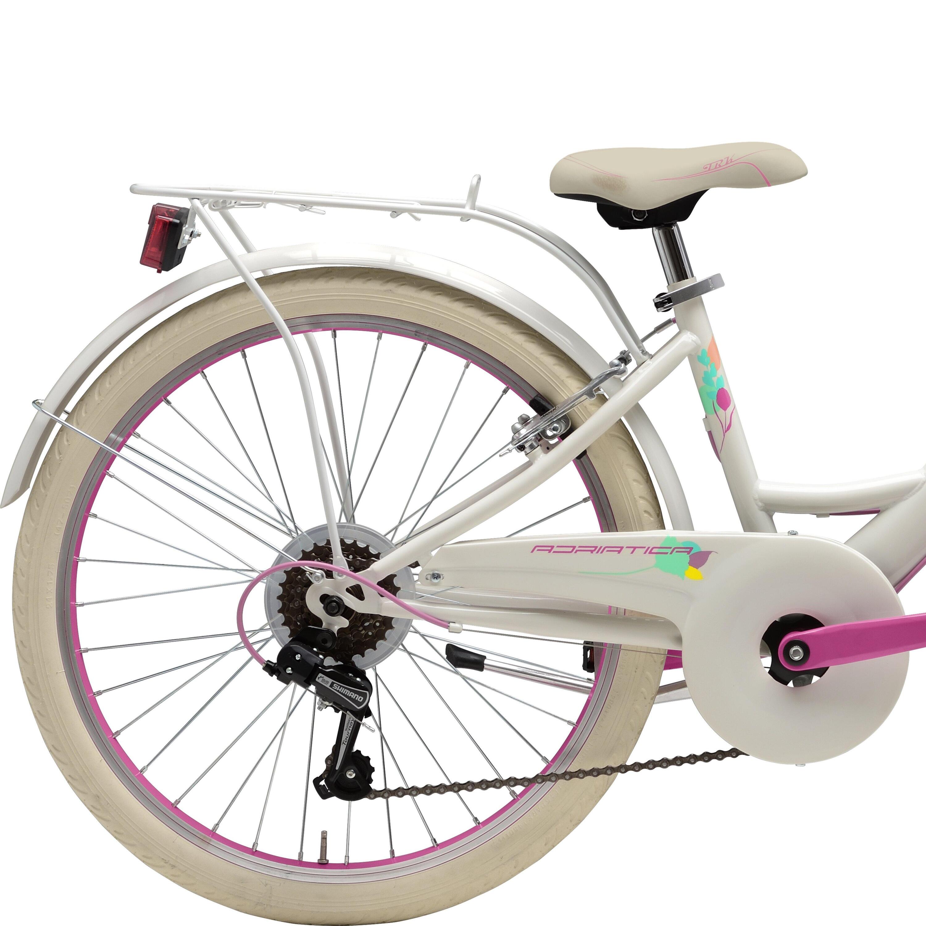 Bicicleta de Cidade de Criança Girl 20 Adriatica 6-9 Anos Branco 2/3
