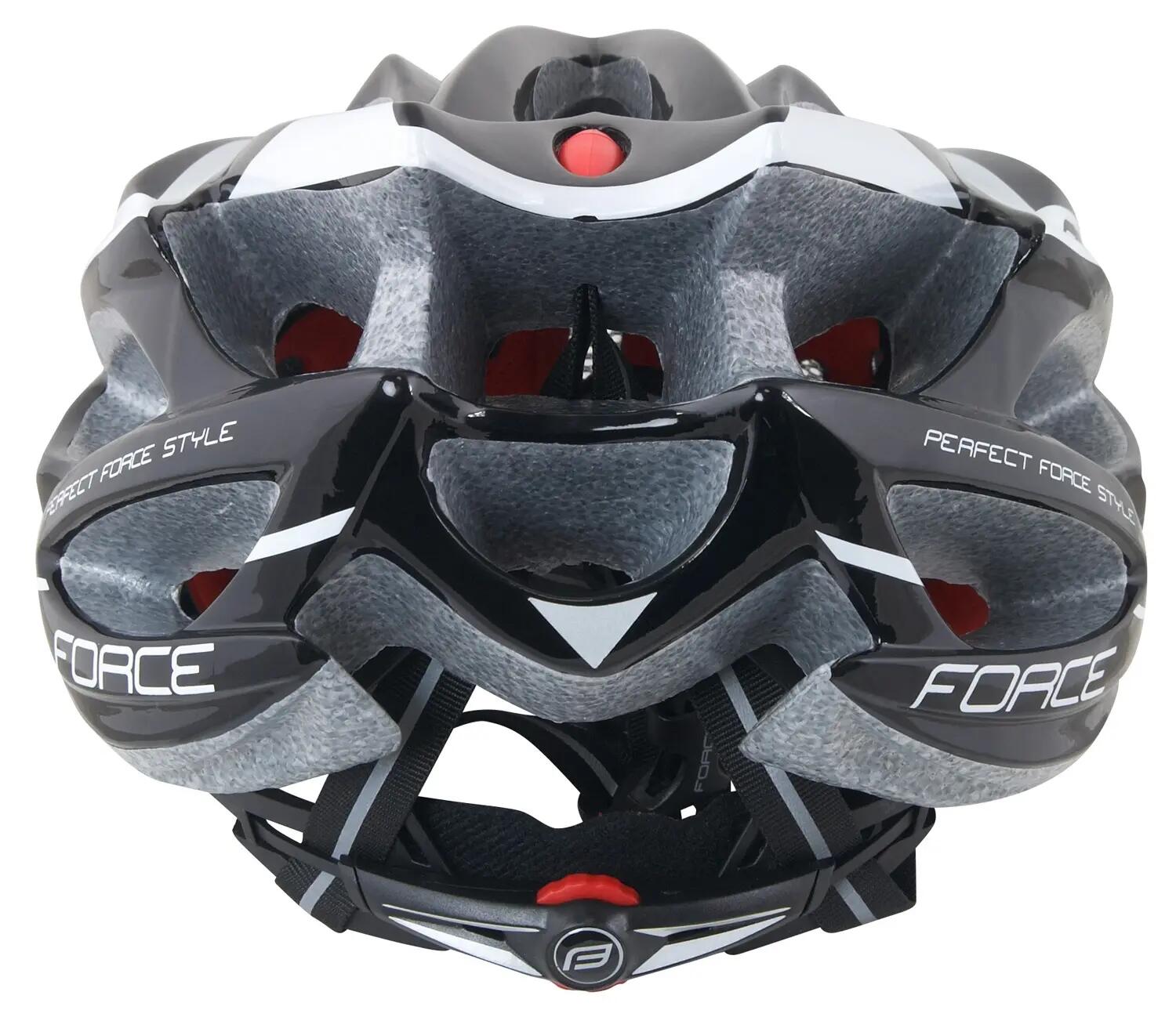 Capacete Force Bull Preto/Branco S-M 3/5