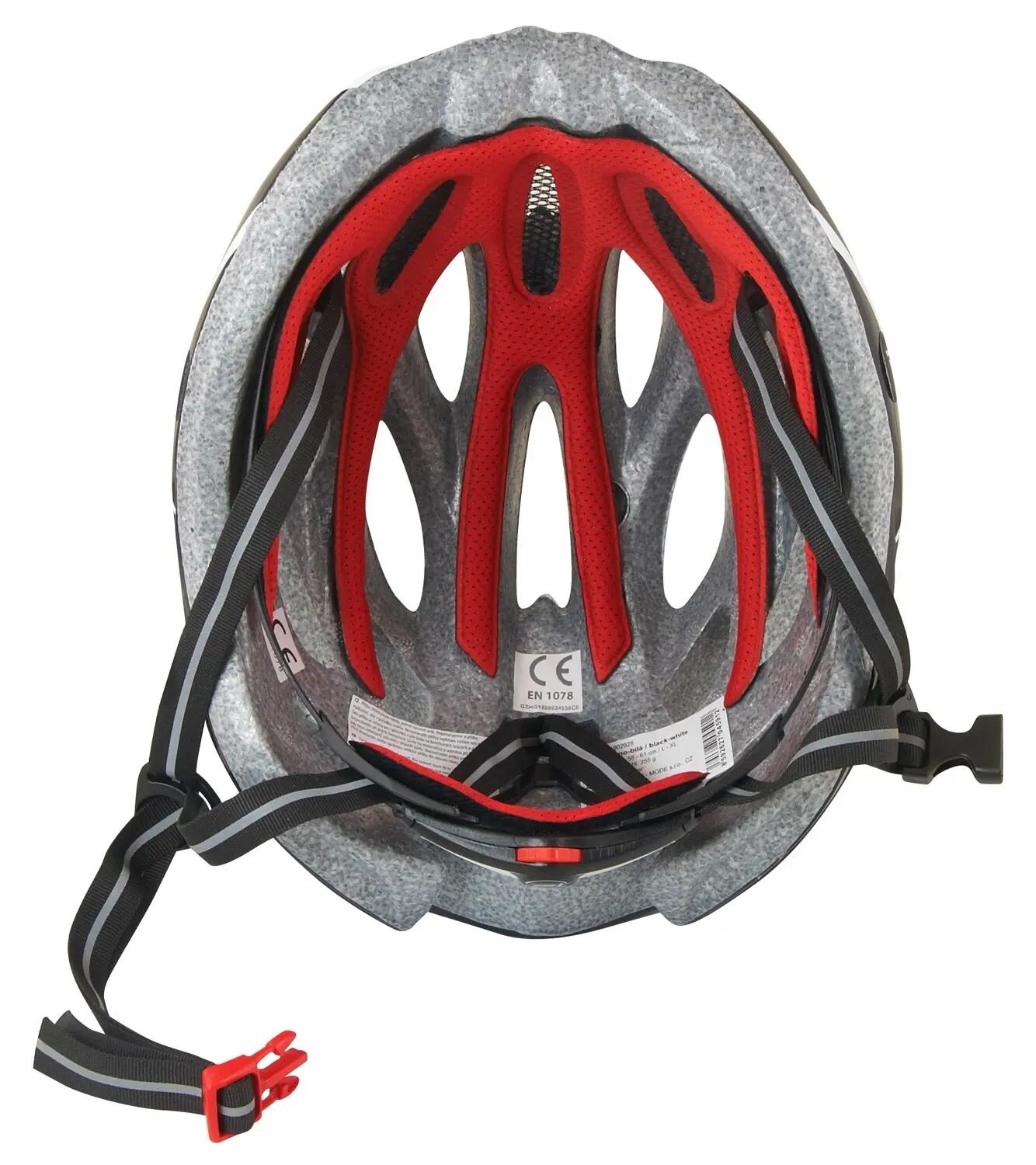Capacete Force Bull Preto/Branco S-M 4/5