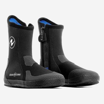 Duiklaarzen volwassene superzip neopreen 5mm ergo zool