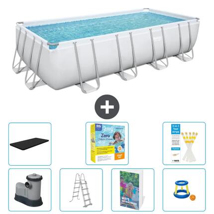 BESTWAY Piscina Bestway Power Steel Rectangular - 549x274x122 cm - S529
