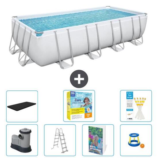 BESTWAY Piscina Bestway Power Steel Rectangular - 549x274x122 cm - S529