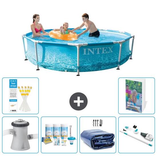 Piscine Tubulaire Ronde - 305x76 cm - 7-pièces S310