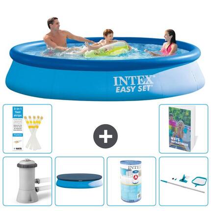 INTEX Basen Easy Set Okrągły - 366x76 cm - 7-częściowy S304