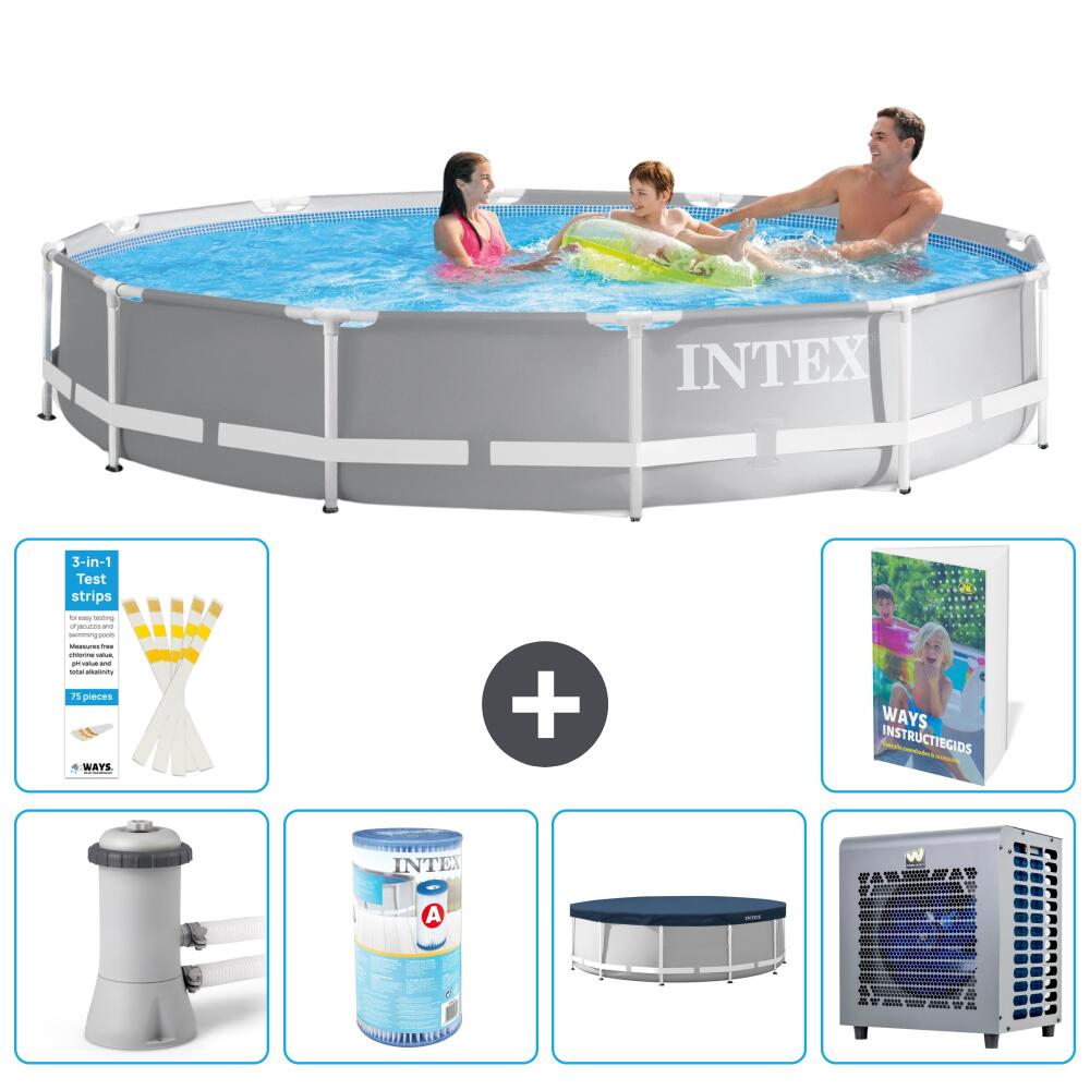 Prism Frame Pool Rund - 366x76 cm - 7-teilig  S212 1/7