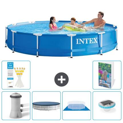 Piscine Tubulaire Ronde - 366x76 cm - 7-pièces S248