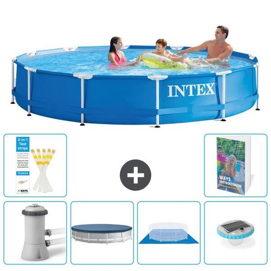 Piscine Tubulaire Ronde - 366x76 cm - 7-pièces S248